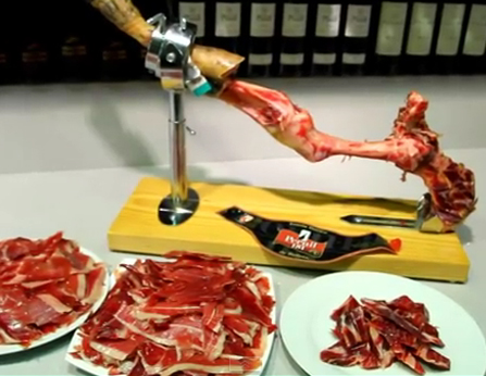 Cómo cortar jamón ibérico VIDEO 6: Un hueso bien limpio